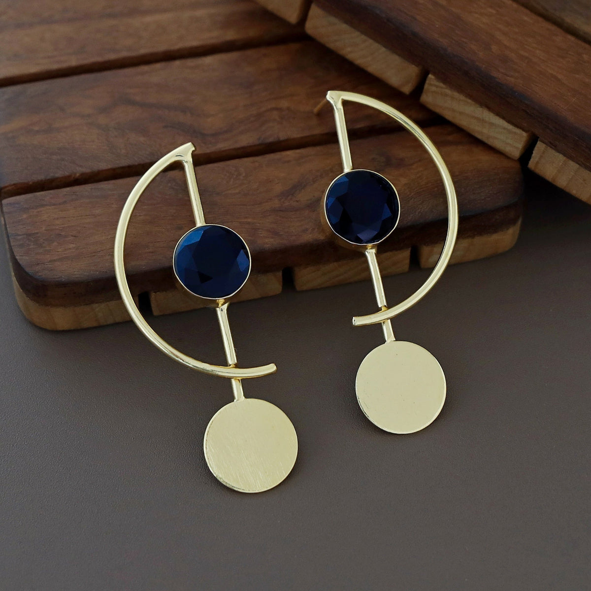 Shape Round Glossy Earring