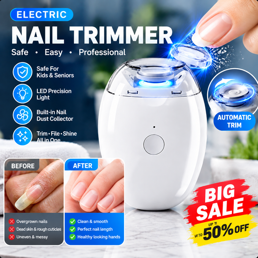 Electric Automatic Nail Clipper & Trimmer