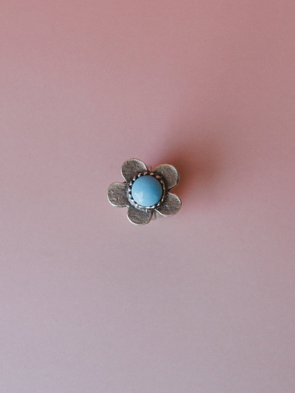 Flower Power Ring - Turquoise