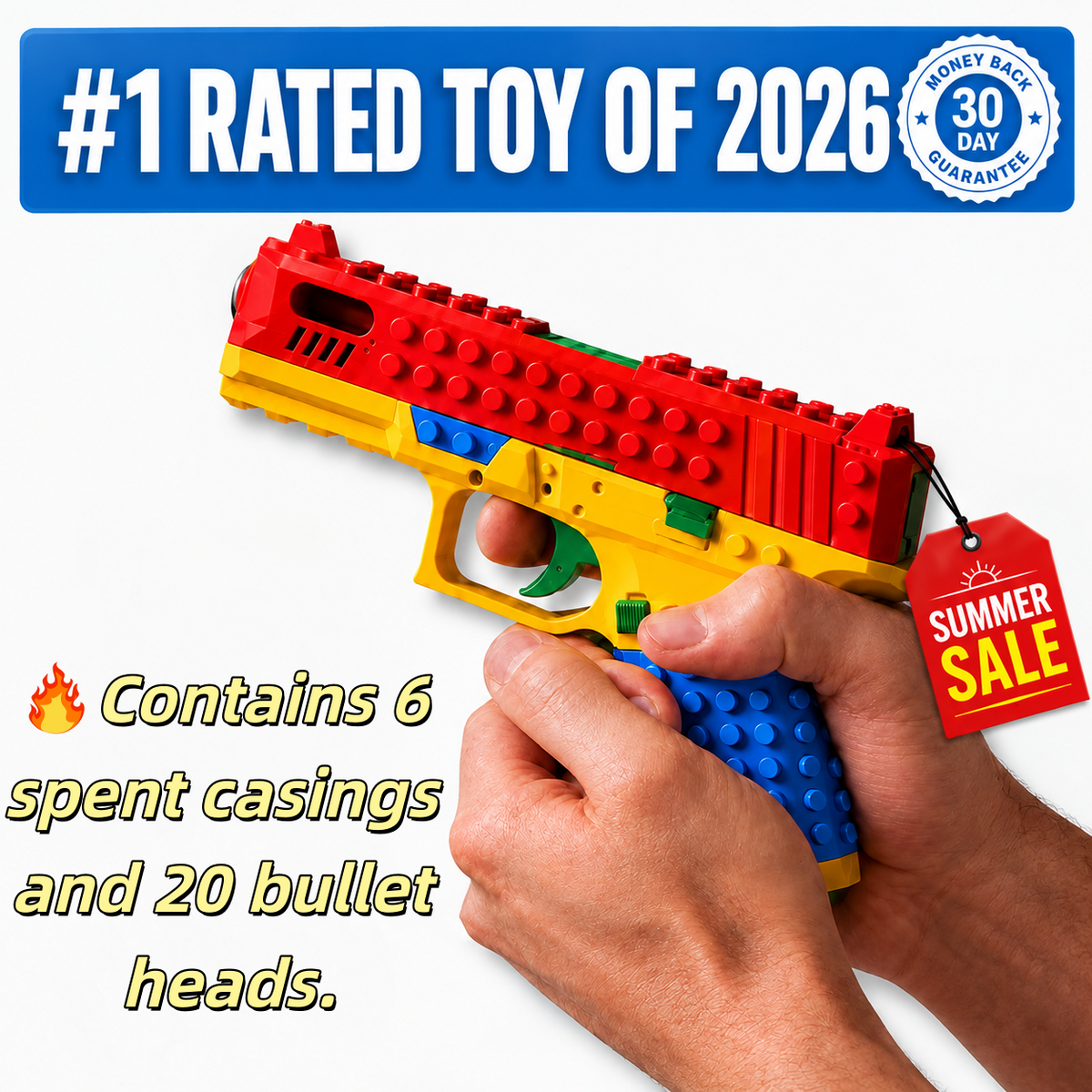 Hot Sale-49%OFF🔥Tactical DIY Building Block Handle Set