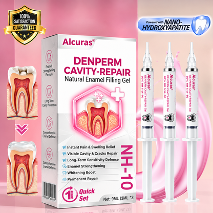 Alcuras® DenPerm Cavity-Repair Natural Enamel Filling Gel