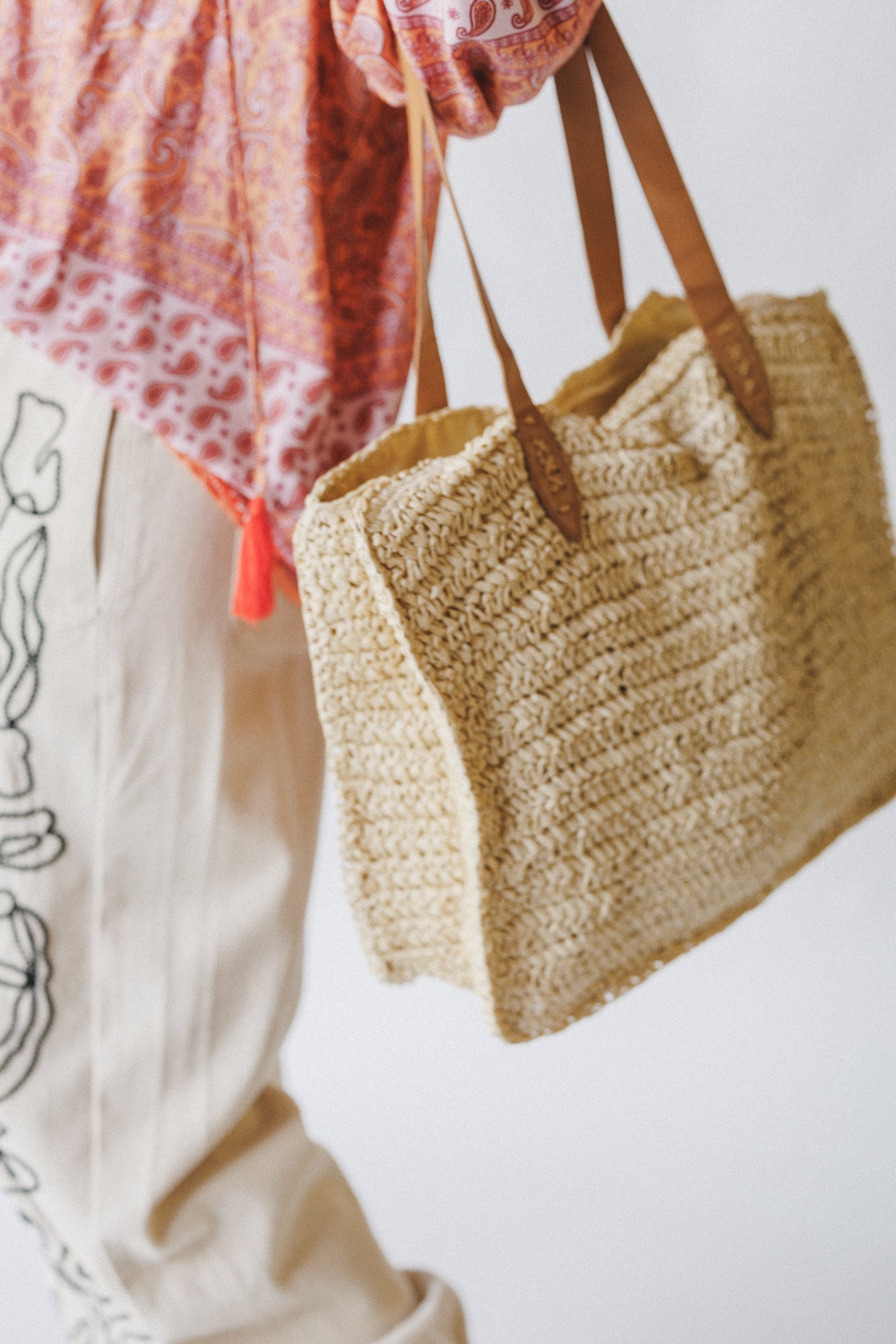 Wildflower Dreams Crochet Bag - Natural