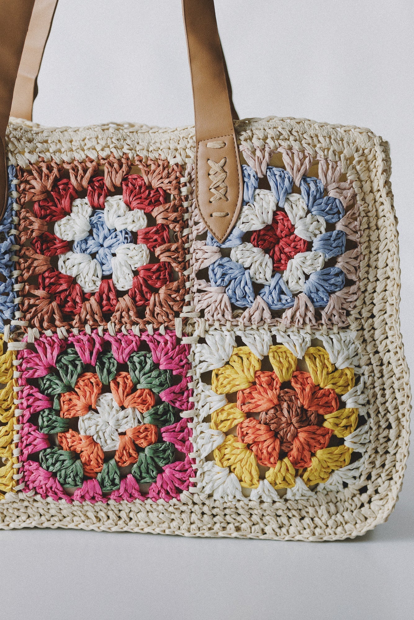 Wildflower Dreams Crochet Bag - Natural
