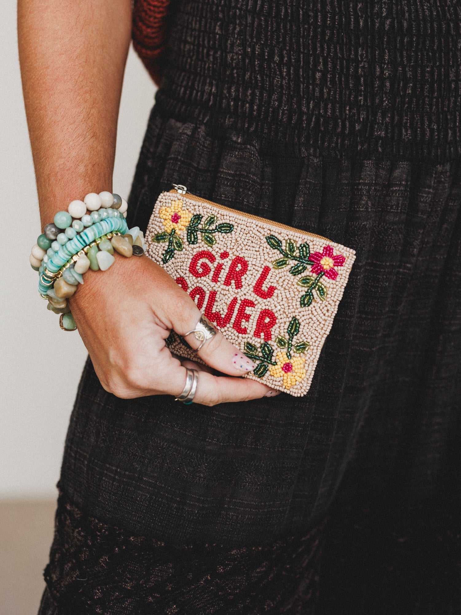 Girl Power Coin Purse - Multi