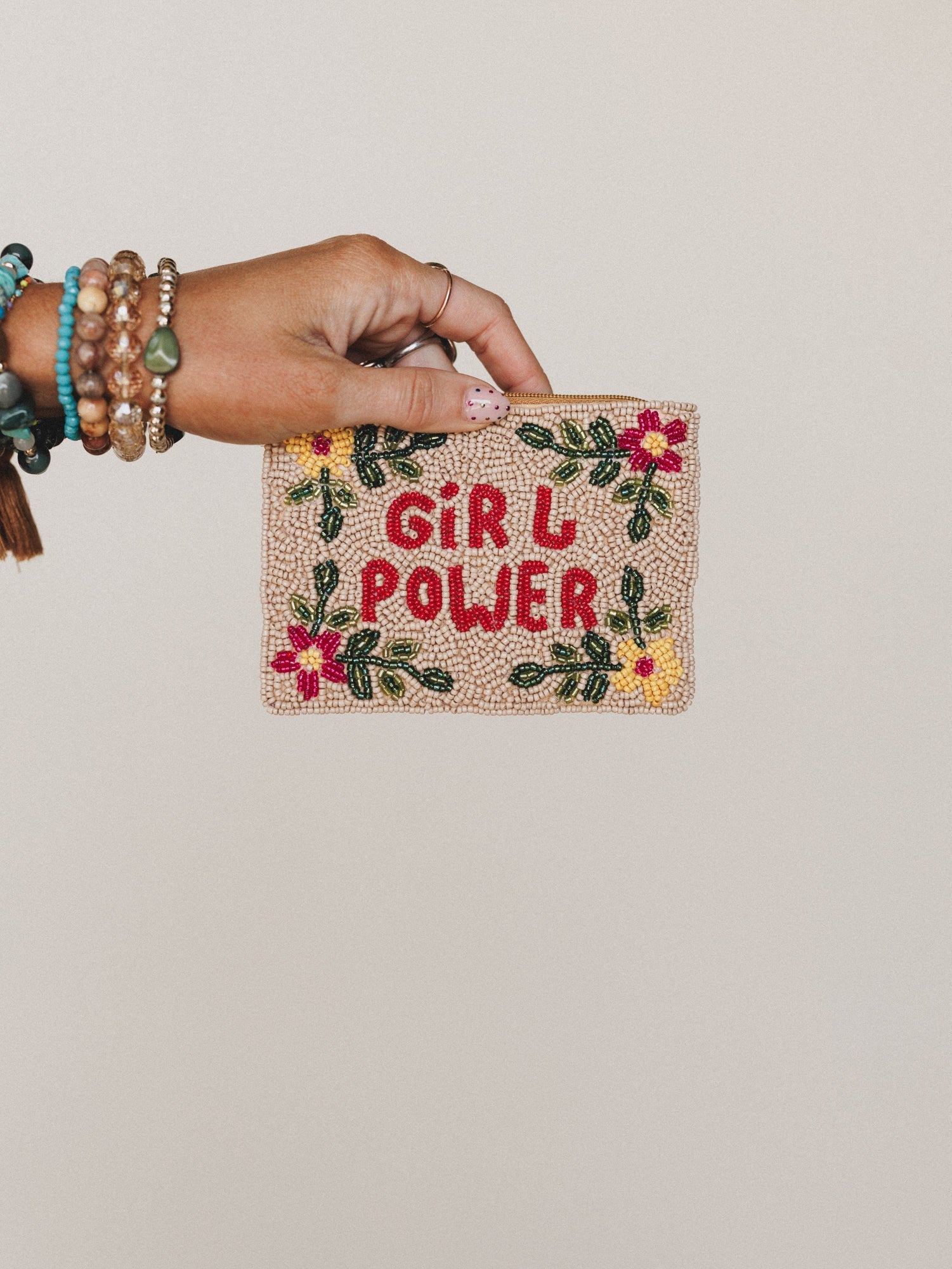 Girl Power Coin Purse - Multi