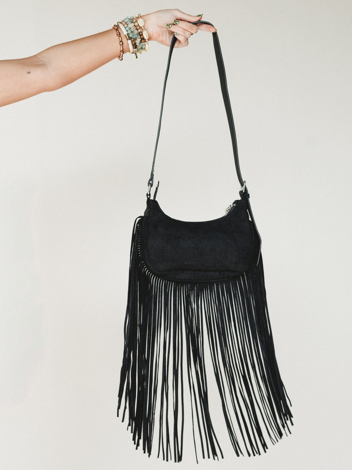 High West Fringe Bag - Black