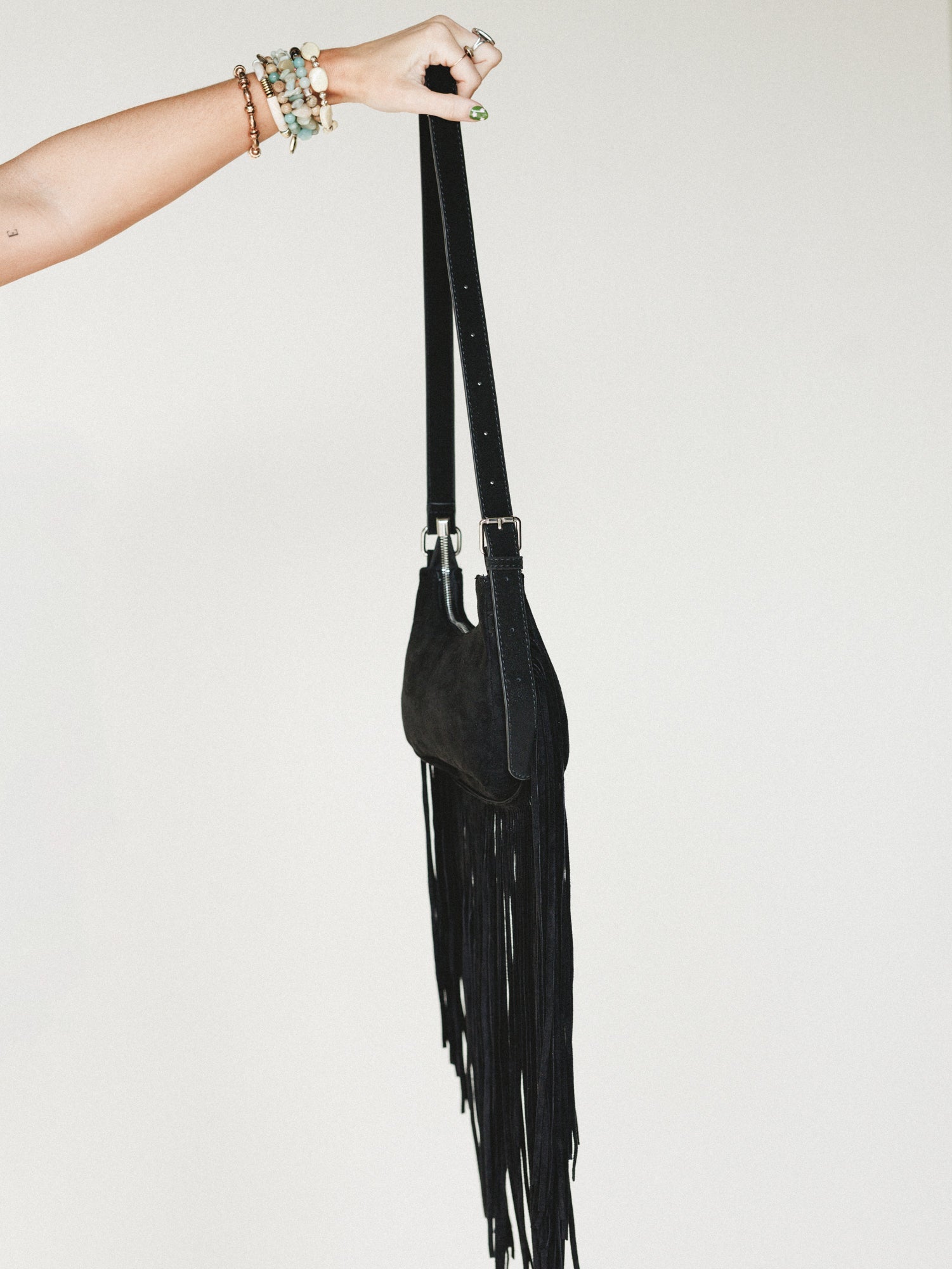 High West Fringe Bag - Black