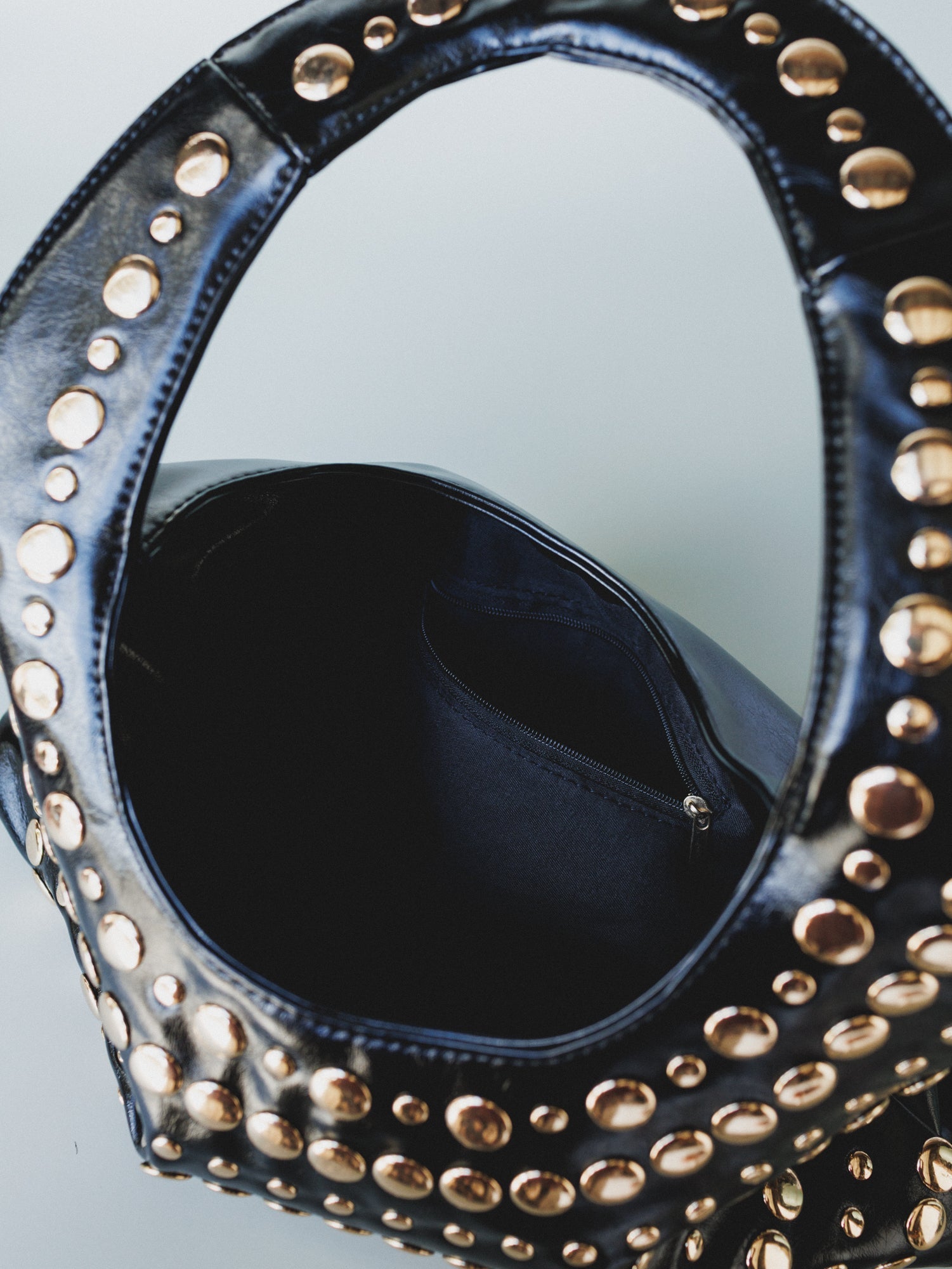 She's A Stud Shoulder Bag - Gold Black