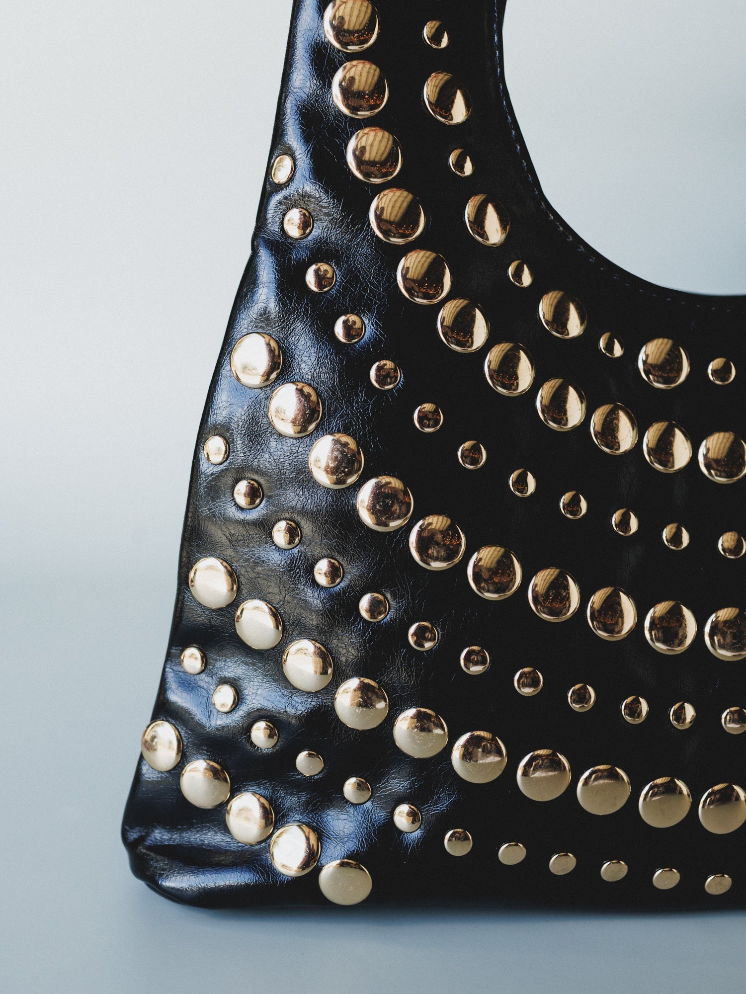 She's A Stud Shoulder Bag - Gold Black